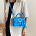 2024 Neue Candy Color Simple Retro Trendy Western Style Cross Shoulder Handheld Kleine quadratische Tasche für Damen_voghion.com