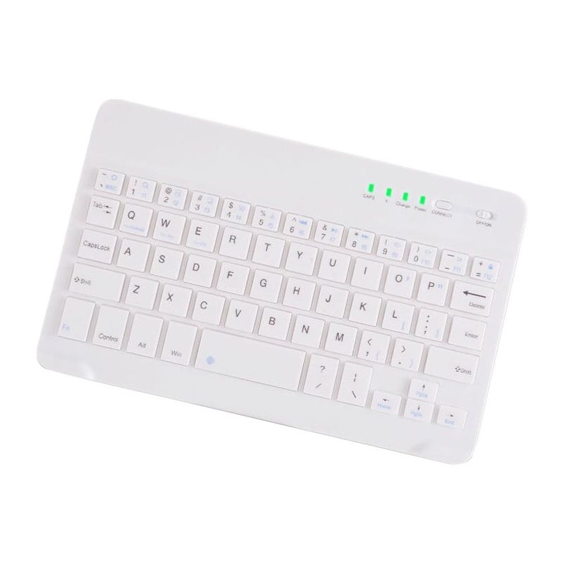 Farfi Tragbare ultradünne drahtlose Bluetooth-kompatible Tastaturtastatur für iPad, Telefon, Tablet_voghion.com