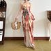Wind 2025 Spring And Summer New Style Slimming French Tie Dyeing Temperament One Neck High End Strapless Long Dress For_voghion.com