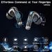 Wireless Earbuds Headphones, Bluetooth 5.4 Stereo Sound With LED Display, ENC Noise Cancellation, IP7 Water Resistant_voghion.com