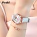 POSHI Hot-Selling Watch For Students, Waterproof, Luminous, Calendar, Diamond-Studded, Roman Numerals, Women's Watch,_voghion.com