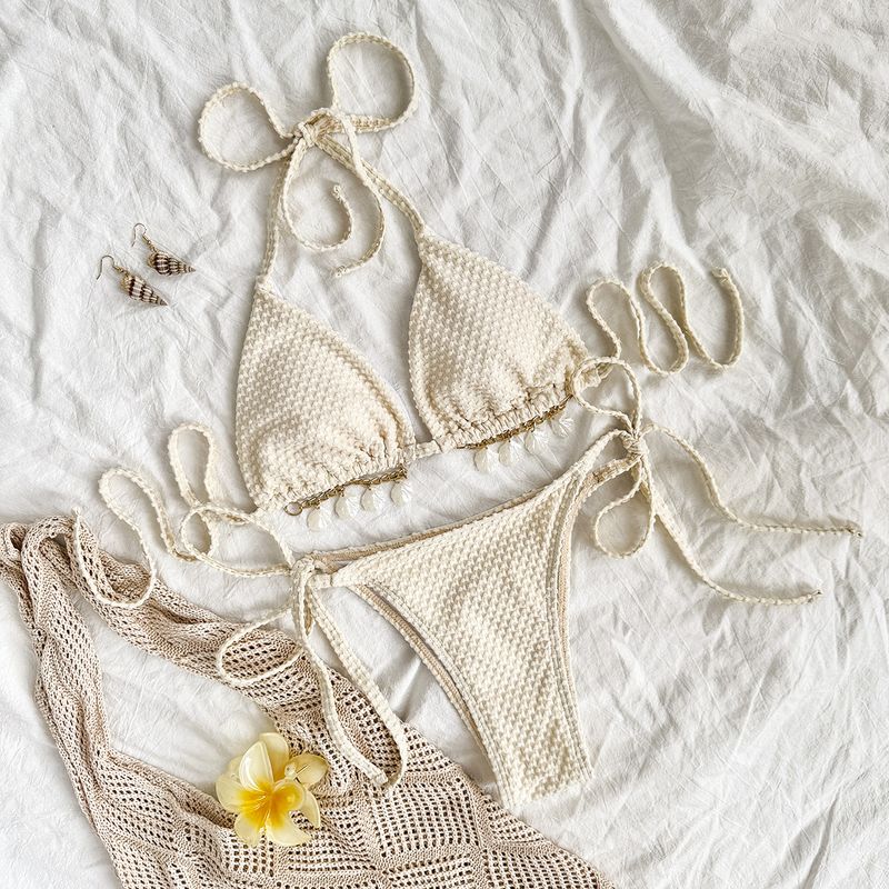 Sieviešu apģērbs Pludmales bikini peldkostīms Sieviešu_voghion.com
