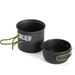 Outdoor Camping 101 Pot Picnic 1-2 Person Portable Cookware Set_voghion.com