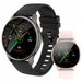 Smartwatch unisex con monitor della pressione sanguigna e SpO2, monitoraggio del sonno, batteria da 7-14 giorni, ricarica magnetica, compatibile con iOS (nero/argento/oro/blu)_voghion.com