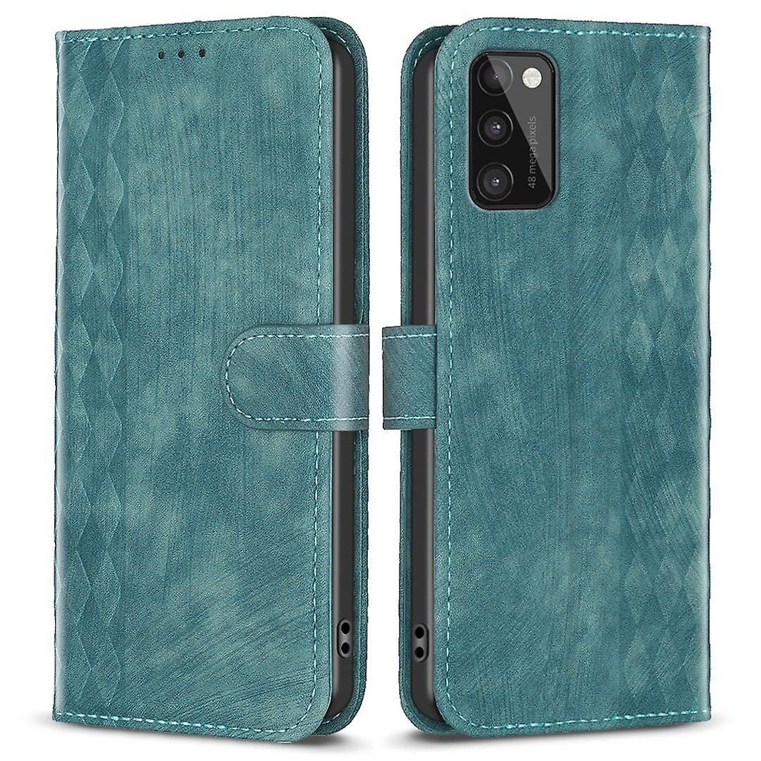 For Samsung Galaxy A41 (Global Version) Pattern Cover Stand Wallet Magnetic Clasp Phone Case_voghion.com