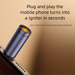 Mini Car Portable Type-C Phone Plug-in Lighter Air Blowing Sensor Low Power No Damage To Device_voghion.com
