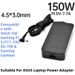 Adaptador de energia de 150 W adequado para laptops ASUS, carregador de 19,5 V e 7,7 A com 4,5 x 3,0 mm, compatível com ASUS TUF Gaming F15/F17, FX506/706 e laptops para jogos_voghion.com