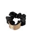 Unisex Temperamento Metallo arco grande scrunchie semplice palla elastico per capelli coda di cavallo elastico per capelli fascia in pelle accessori per capelli_voghion.com