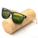Gafas de sol clásicas de madera para hombre, con protección UV400, para deportes al aire libre, de bambú y madera._voghion.com