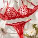 INS Style Sexy Lingerie Set Pure Desire Women Heart Embroidery Push-Up Bra Thin Breathable_voghion.com