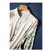 Dameskleding Zij verdient jouw voorkeur! Zijden high end positionering bedrukt shirt dames lange mouw nieuwe mode temperament top_voghion.com