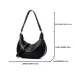 Designer 2025 Two Belt Strap Soft Lichi Pu Leather Shoulder Women's Crossbody Female Small Hobos Armpit Purses And_voghion.com