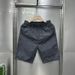 Herrkläder 2024 Sommarmodemärke Snabbtorkande raka byxor Herr Enkla Jacquard Fritidsshorts Lösa raka strandbyxor_voghion.com