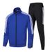 Sportbekleidungsset für Herren – Klassische 3-Streifen-Trainingsjacke und Jogginghose, bequemer Baumwollmix für Schule und Freizeit_voghion.com