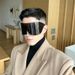 LazyZoom Fashion Hip Hop Retro Future Technology Cool Oversized Punk Sports Style Sunglasses_voghion.com