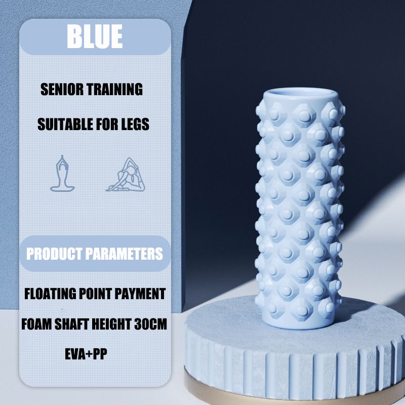 EVA Foam Axis Principiante Muscolare Rilassante Wolf Tooth Bastone Massaggio Rullo Fascia Rullo Fitness Colonna Attrezzatura Yoga_voghion.com