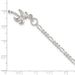 Sterling Silver 10inch Solid Polished Palm Tree Anklet_voghion.com