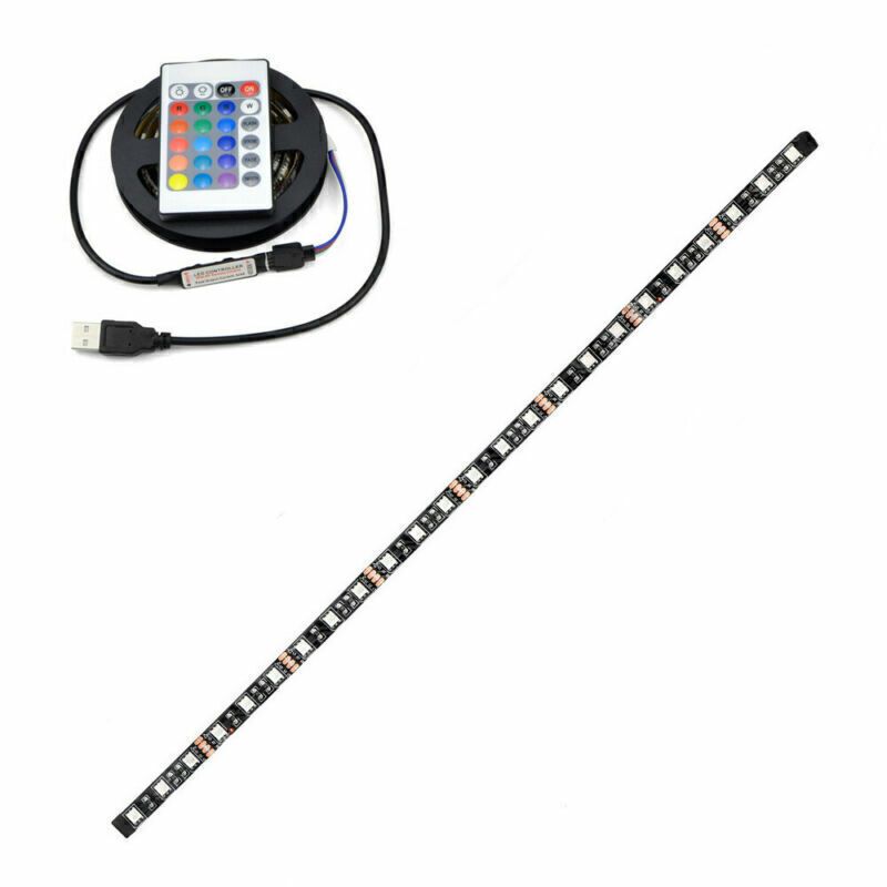 Rétroéclairage TV USB, bandes lumineuses LED RGB avec télécommande 5 V_voghion.com