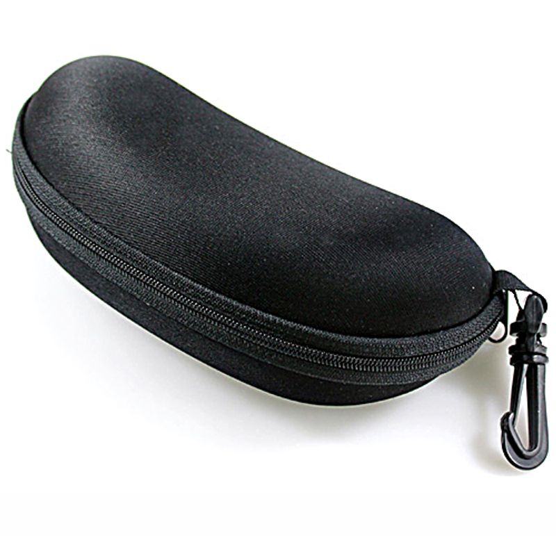 BeautyLife Black Portable Cute Style Hard Zipper Case Box Glasses Eye Glasses Sunglass Bag_voghion.com