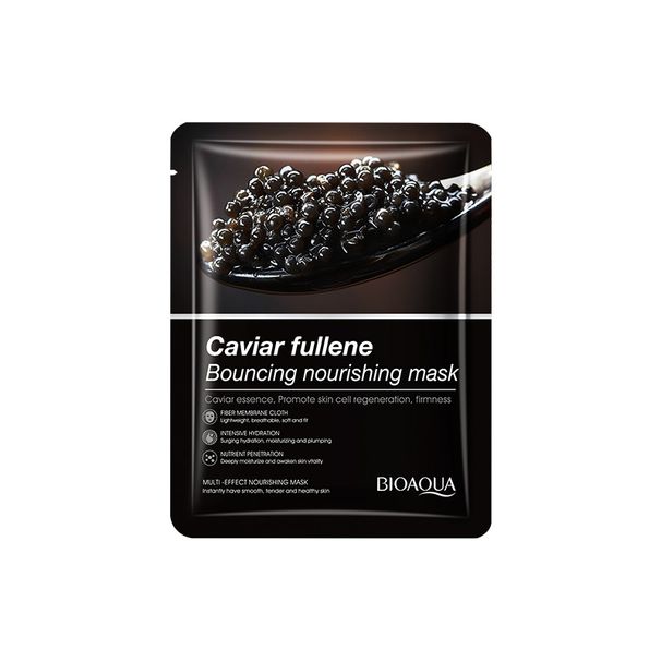 BIOAOUA Caviar Fullerene Elastic Nourishing Maschera viso idratante_voghion.com