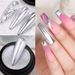 Boxed Solid Mirror Powder Set For Nails | Nail Art Mirror Powder With Laser & Titanium Gold Shades_voghion.com