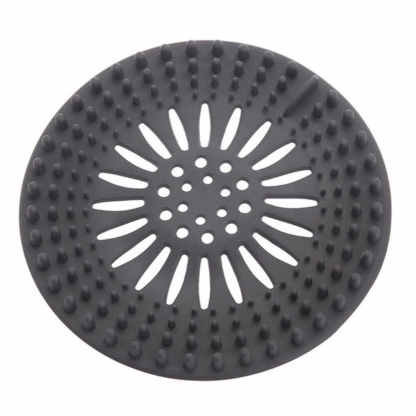 12-teiliges Set: Abflussfilter für Waschbecken, Dusche und Badewanne, Silikonstopfen, Haarfänger, universeller Bodenfilter für Badezimmer_voghion.com