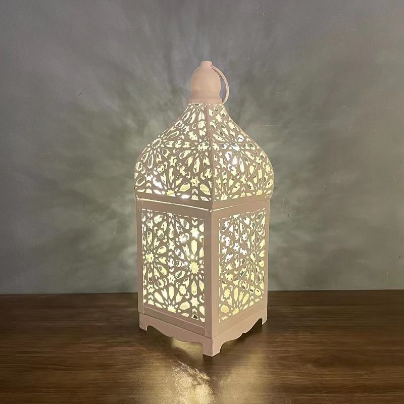 Vintage Moroccan Lantern – Handcrafted Iron LED Candle Holder | Boho Wall & Table Decor For Home, Garden & Wedding (Antique Bronze/Black)​_voghion.com
