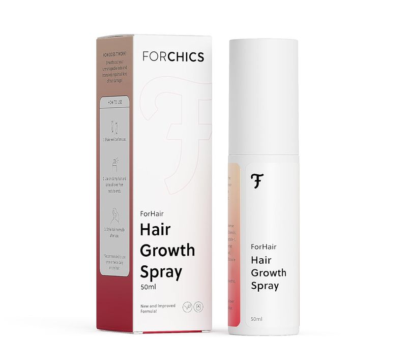 Il nuovo spray per la crescita avanzata dei capelli ForHair favorisce capelli naturali più folti, ripara i danni, previene la caduta, ideale per il cuoio capelluto secco._voghion.com