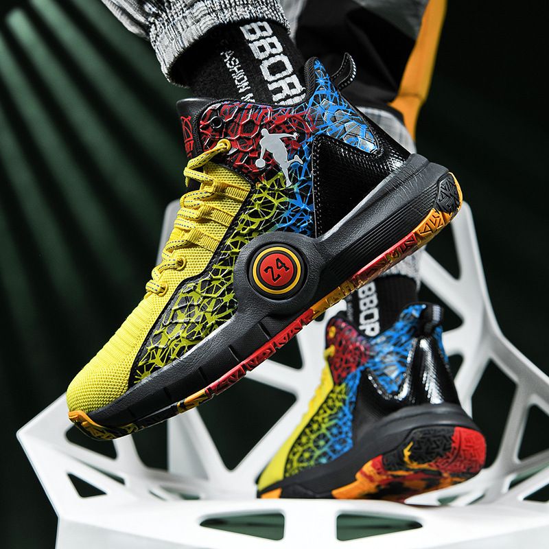 Children's Shoes New Basketball Shoes Men's Genuine Summer Breathable Mesh Shoes Limited Edition Jinjiang Middle School Student Sports Shoes_voghion.com