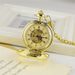 Vintage džepni sat rimski preklopni mehanički džepni sat nakit stara izrezbarena ogrlica džepni sat_voghion.com