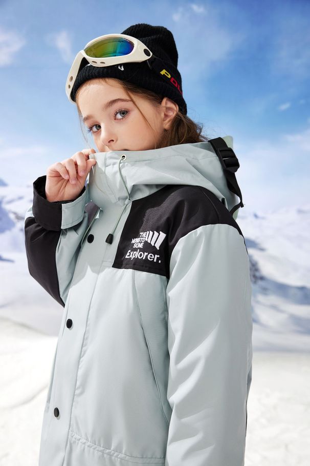 Mother & Kids Boys & Girls 3-in-1 Detachable Winter Jacket With Hood – Waterproof Windproof Outer Shell & Warm Down Inner Layer, School Style Parka_voghion.com