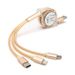 Suitable For Huawei Type-C Mobile Phone With In Telescopic Fast Data Cable, One To Three Charging Cable Gift_voghion.com