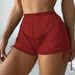 Damenbekleidung Neue mehrfarbige Badeanzughose mit hoher Taille, Sommer-Sonnenschutzhose, Mesh-Boxer, Strand-Bikini, Badehose_voghion.com