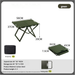 Outdoor Camping Portable Quick-Deploy Lightweight Foldable Multifunctional Carbon Steel Barbecue Table_voghion.com