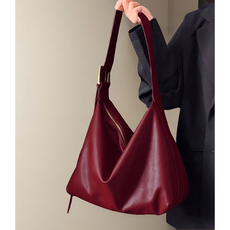 Wedding For Bride 2025 New Spring Summer Large Capacity Single Shoulder Crossbody High-end Red Tote Bag_voghion.com