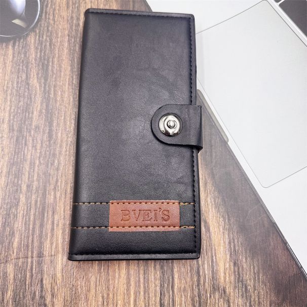 Herren Geldbörse Lang Herren Portemonnaie Multi Card Organizer Kartentasche Anzugtasche Lang West Clip Clutch Bag_voghion.com