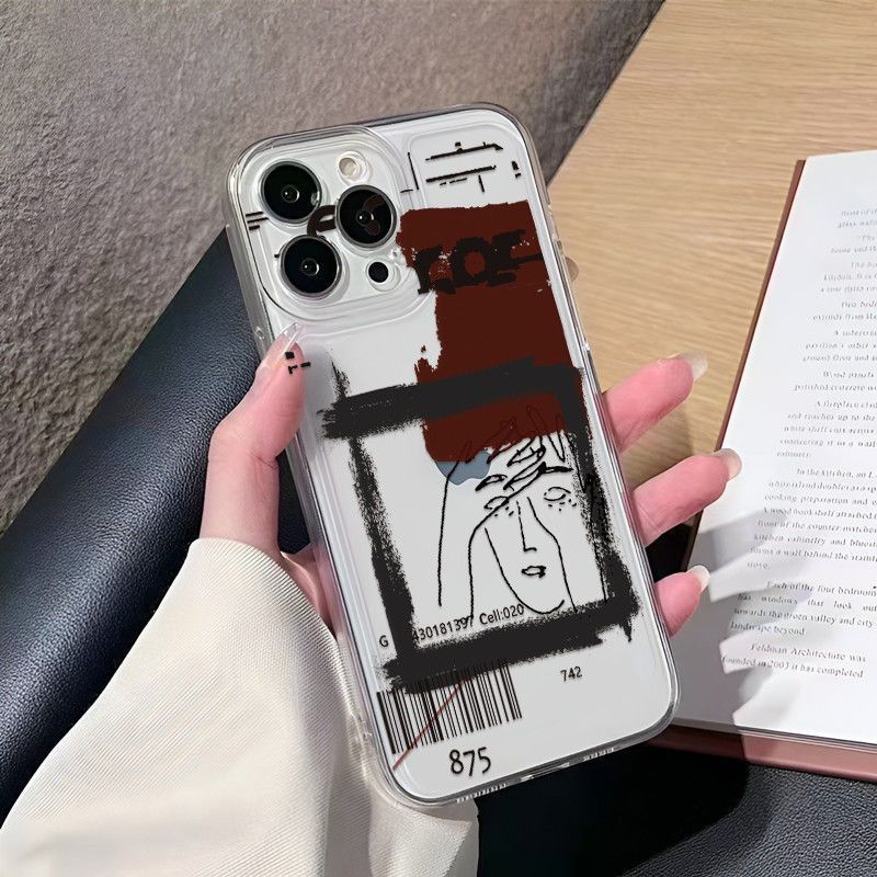 Abstrakte Kunst 15 Soft 13 Promax Handyhülle IPhone 12 All Inclusive Transparent XSXR78plus_voghion.com