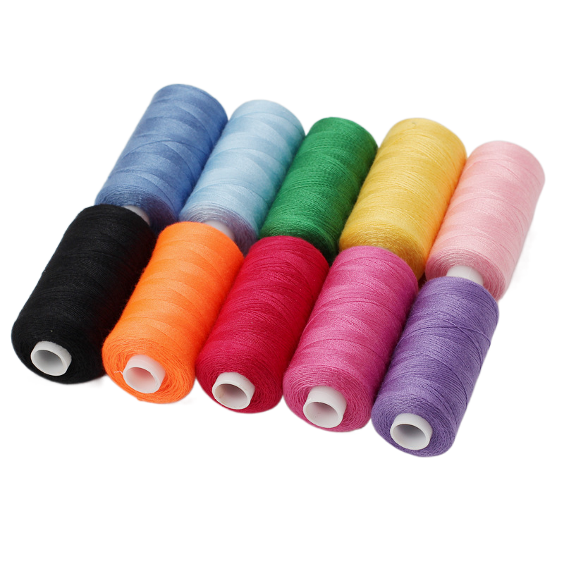 10pcs/Set Handmade Diy Sewing Thread Home 402 Polyester Thread 400 Yards Sewing Set_voghion.com