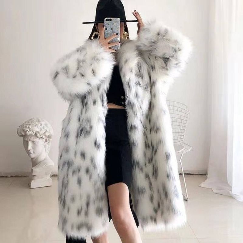 Women's Clothing Women's Fur Coat Thickened Fashionable Suit Collar Fur Coat_voghion.com