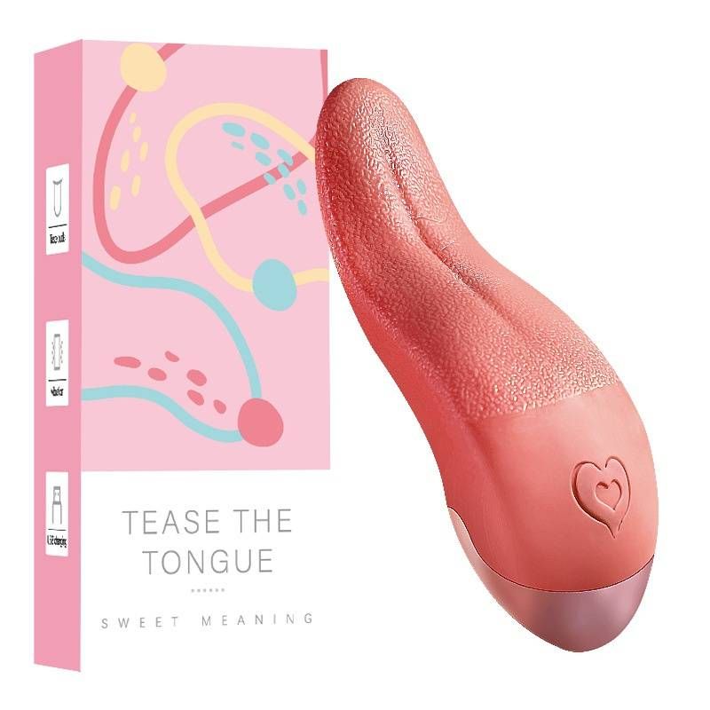 Zungenvibrator Zunge AV Vibrator Heizung weibliches Sexspielzeug für Erwachsene Simulation Vibrator_voghion.com