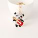 Cute Guitar Panda Keychain Ring Car Key Metal Pendant Small Gift_voghion.com