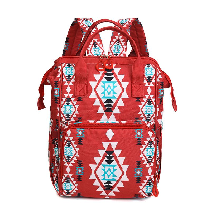 European and American retro Bohemian ethnic style mother and baby mommy bag diaper bag backpack backpack multifunctional baby bag_voghion.com