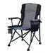Silla plegable para exteriores, portátil, autopropulsada, para camping, director, respaldo audaz, reposabrazos, silla de pesca en la playa con forma de herradura._voghion.com