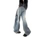 Jeans mit Blumendruck in Übergröße für Damen, hoch taillierte Hip-Hop-Streetwear-Hose mit weitem Bein, trendige Baggy-Jeanshose mit stylischem Design_voghion.com