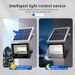 150W 373 LEDs Solar Licht Outdoor Solar Lampe Wasserdicht Für Garten Pfad Straße Outdoor Landschaft Scheinwerfer Wand Flutlicht_voghion.com