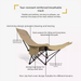 Kun Chai Outdoor High-Back Reclining Moon Camping Recliner Home Leisure Folding Chair With Footrest Three-Level_voghion.com