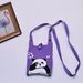 Comfortabele Premium Sense mini panda gebreide mobiele telefoon tas schattige schoudertas crossbody tas magnetische gesp handtas vrouwelijke lippenstift tas_voghion.com