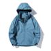 Nuovi modelli da uomo per l'outdoor, primavera e autunno, strato singolo, cappuccio staccabile, impermeabile, antivento, traspirante, marchio alla moda, sottile_voghion.com