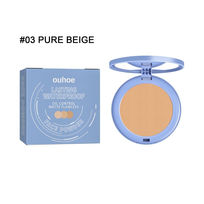 powder OUHOE set has no time, lasting, hard to take off makeup, makeup powder, natural, light, breathable, set powder    _voghion.com