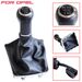 Car 5/6 Speed Gear Manual Shift Knob Lever With Leather Boot For ASTRA III H 1.6 VAUXHALL 2004-2010_voghion.com